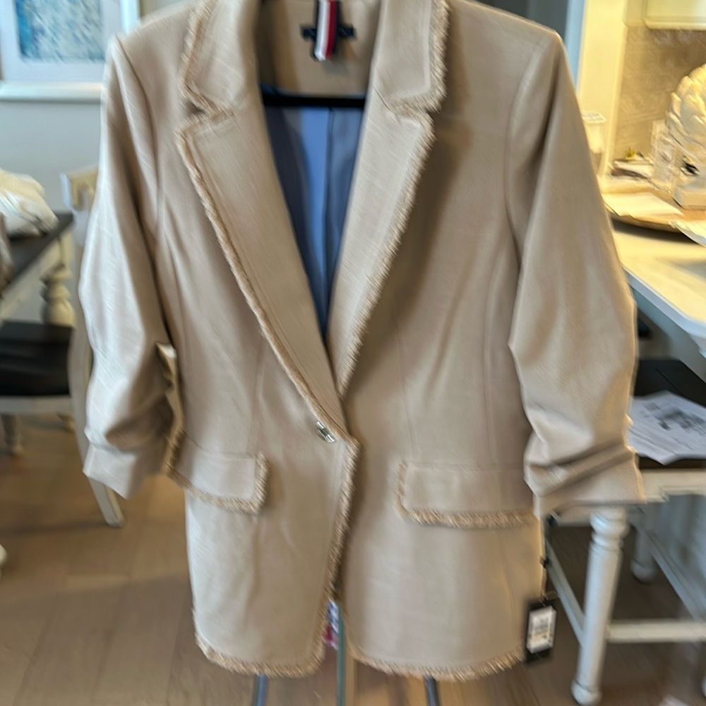very classy blazer with fringe